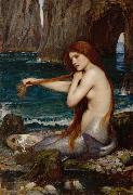 John William Waterhouse A Meraid (mk41) oil on canvas